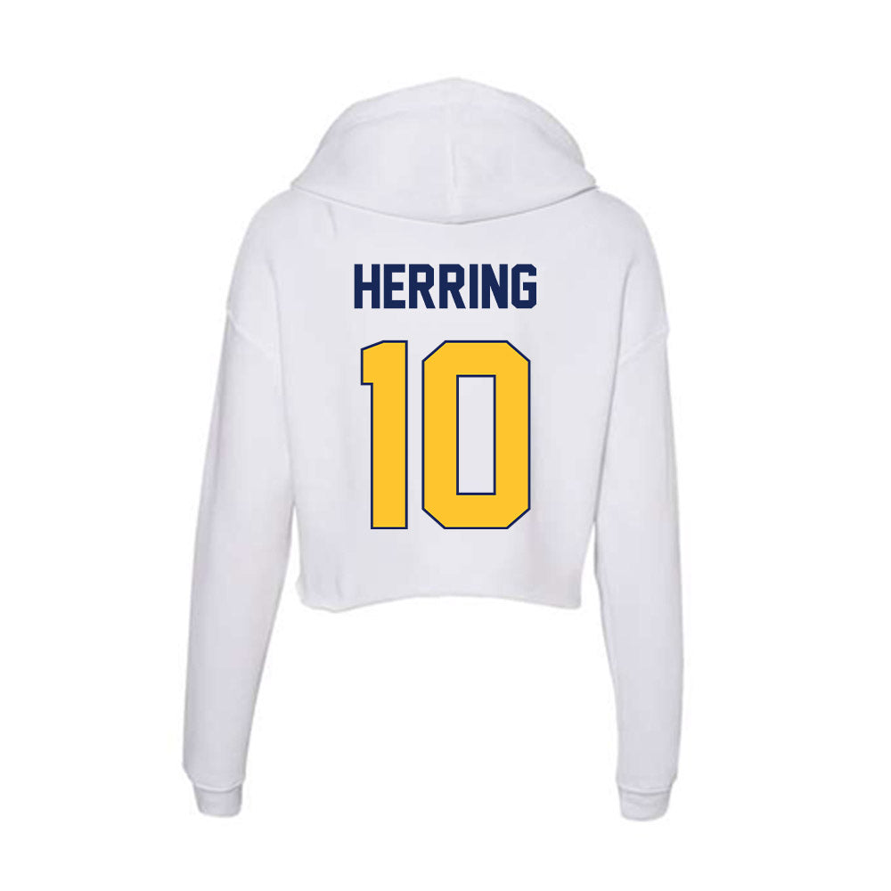 Marquette - NCAA Women's Basketball : Kameron Herring - Classic Shersey Women's Crop Fleece Hooded Sweatshirt-1