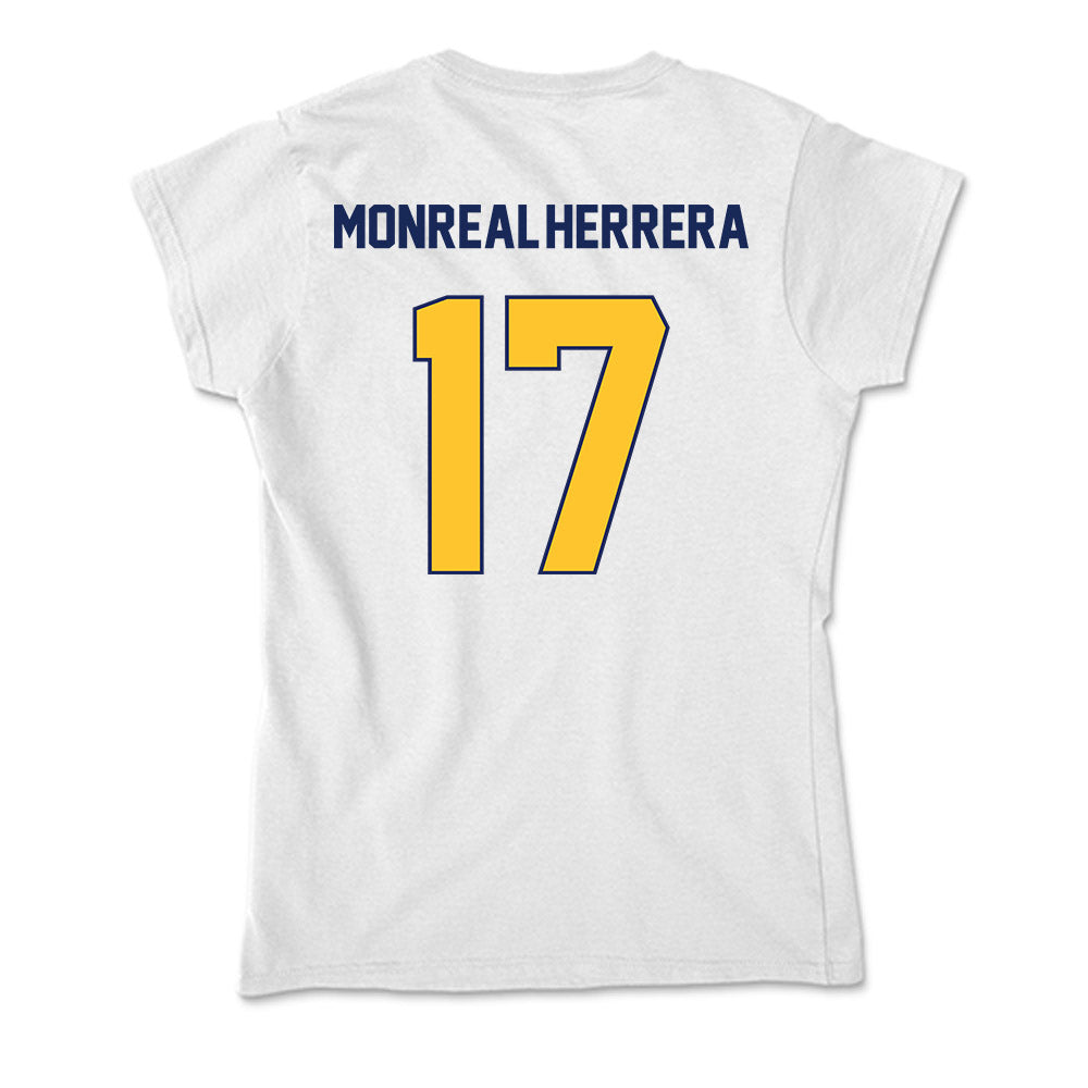 Marquette - NCAA Men's Soccer : Jonathan Monreal-Herrera - Soft Style Women’s T-Shirt-1