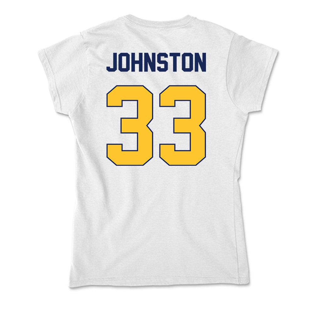 Marquette - NCAA Men's Basketball : Ethan Johnston - Classic Shersey Soft Style Women’s T-Shirt-1