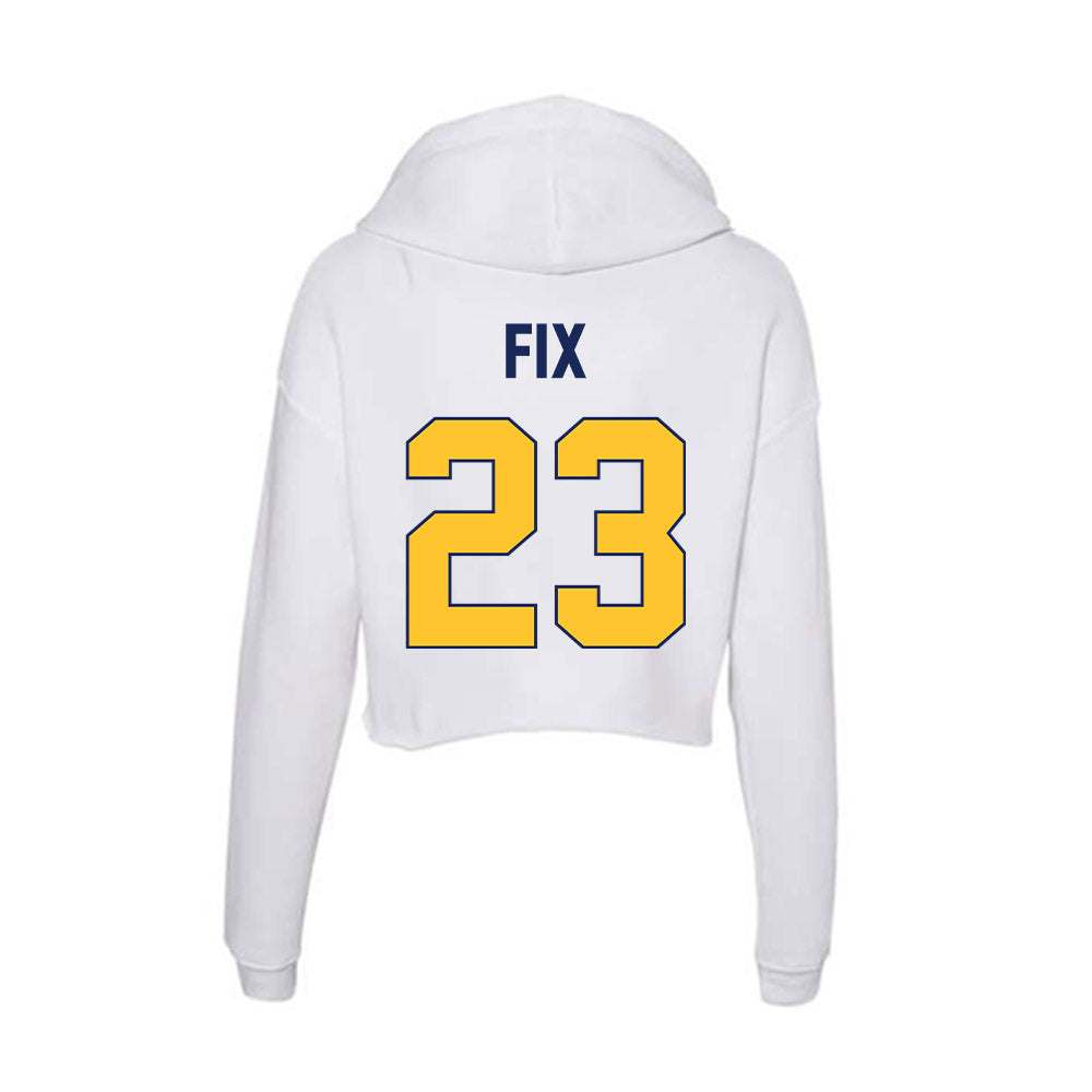 Marquette - NCAA Women's Soccer : Emlhi Fix - Classic Shersey Women's Crop Fleece Hooded Sweatshirt-1