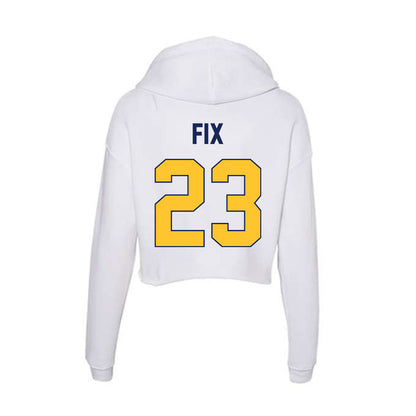 Marquette - NCAA Women's Soccer : Emlhi Fix - Classic Shersey Women's Crop Fleece Hooded Sweatshirt-1