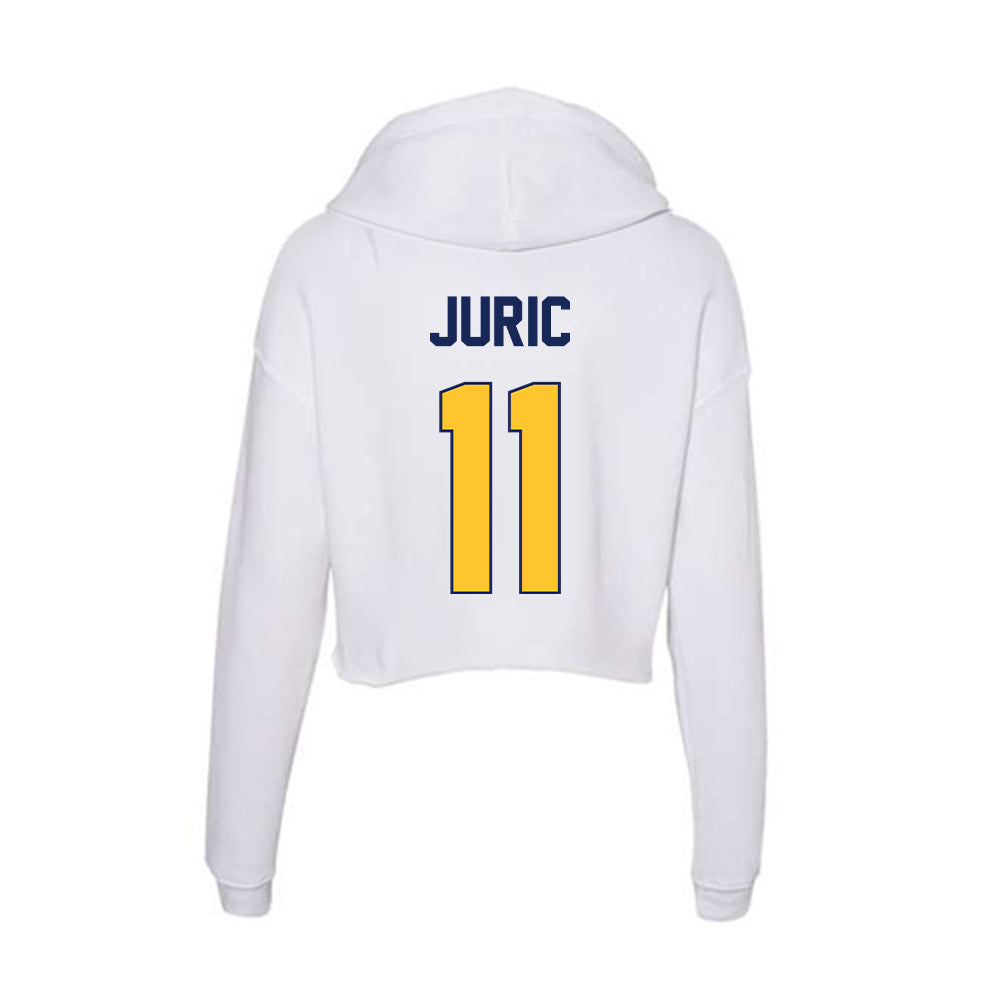 Marquette - NCAA Women's Volleyball : Tani Juric - Classic Shersey Women's Crop Fleece Hoodie-1