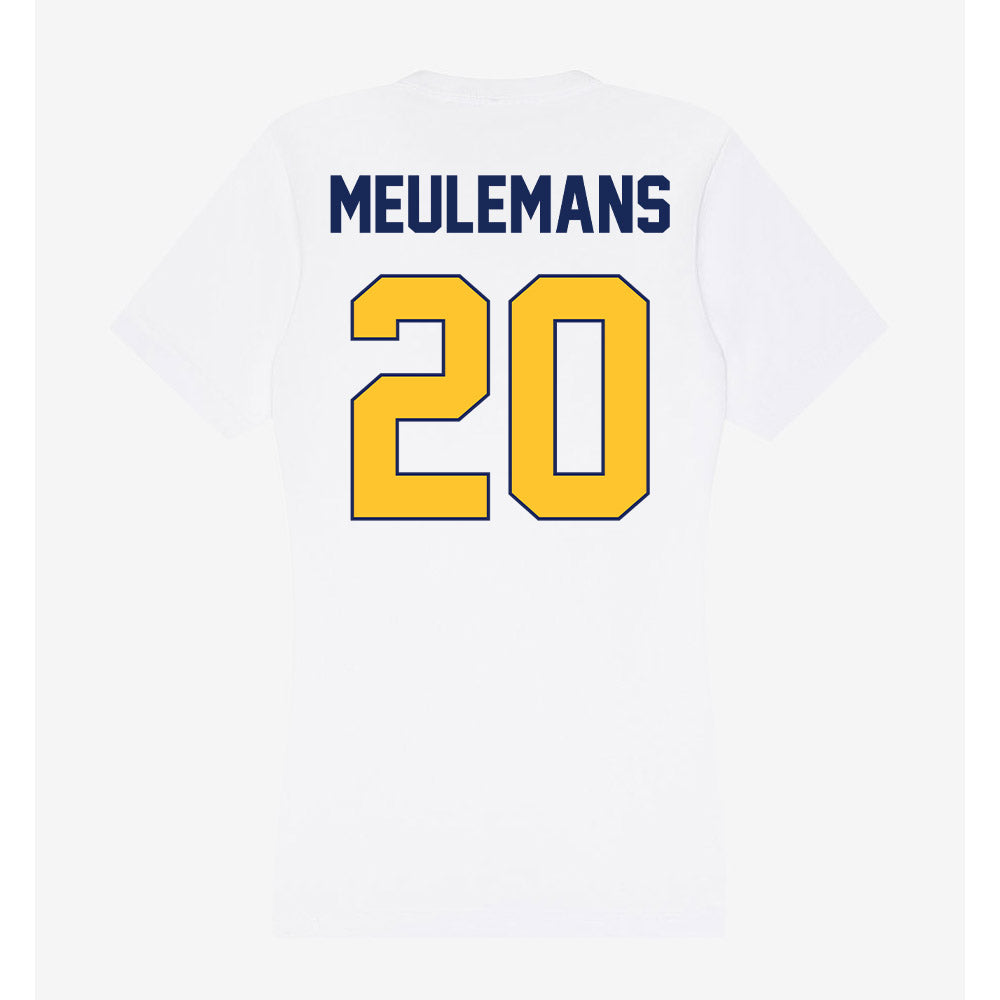 Marquette - NCAA Women's Basketball : Jordan Meulemans - Women's V-Neck T-Shirt-1