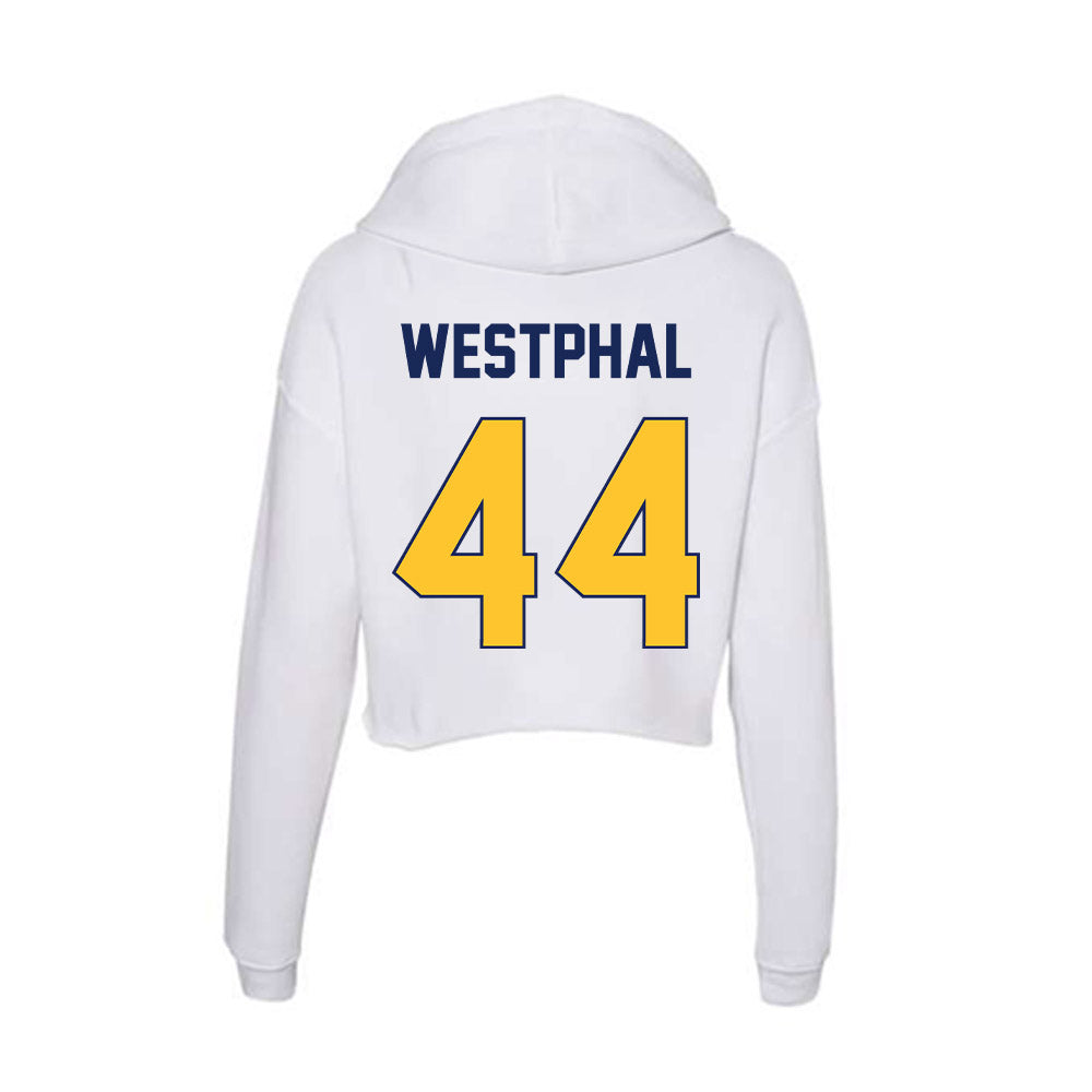 Marquette - NCAA Men's Lacrosse : Beau Westphal - Classic Shersey Women's Crop Fleece Hoodie-1