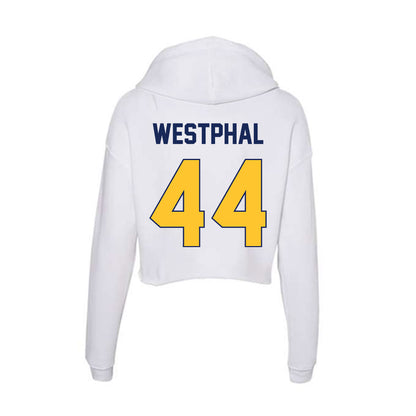 Marquette - NCAA Men's Lacrosse : Beau Westphal - Classic Shersey Women's Crop Fleece Hoodie-1
