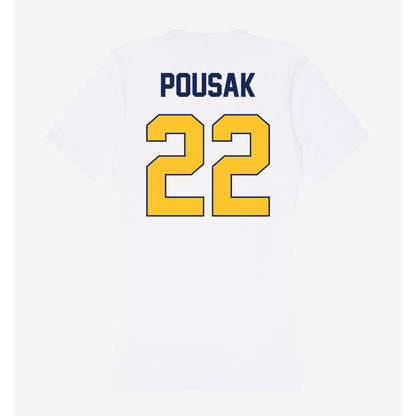 Marquette - NCAA Men's Lacrosse : Ben Pousak - Women's V-Neck T-Shirt-1