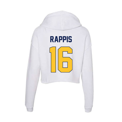 Marquette - NCAA Men's Lacrosse : Nolan Rappis - Classic Shersey Women's Crop Fleece Hooded Sweatshirt-1