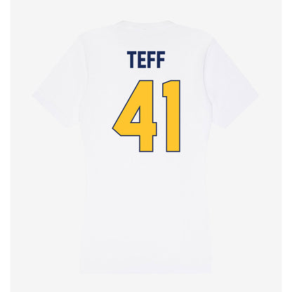 Marquette - NCAA Men's Lacrosse : Troy Teff - Women's V-Neck T-Shirt-1