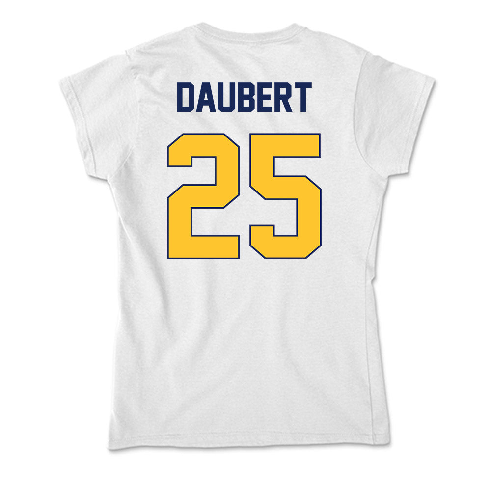 Marquette - NCAA Men's Lacrosse : Justin Daubert - Soft Style Women’s T-Shirt-1