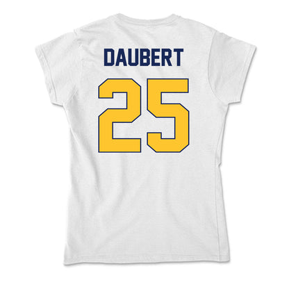 Marquette - NCAA Men's Lacrosse : Justin Daubert - Soft Style Women’s T-Shirt-1