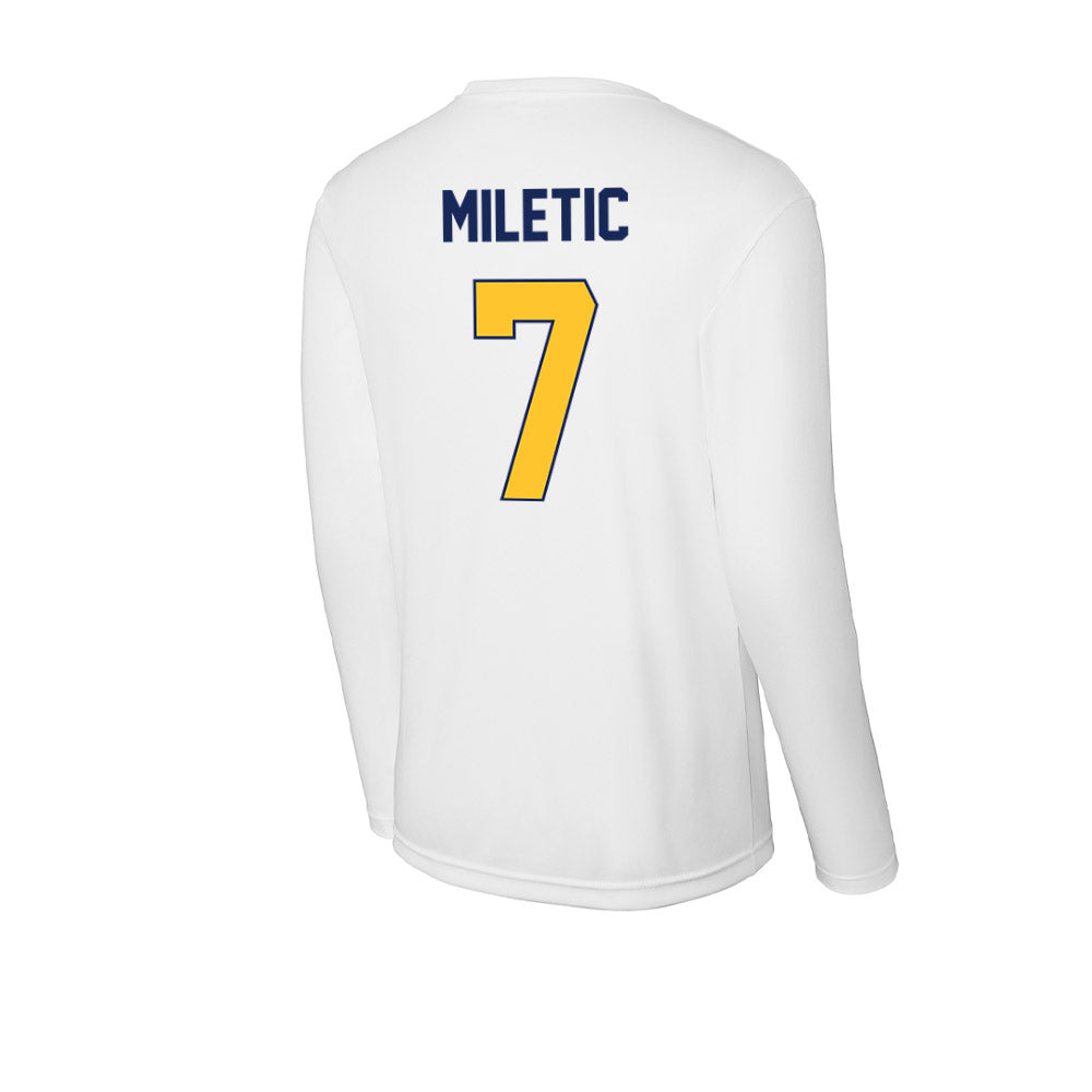 Marquette - NCAA Men's Basketball : Ian Miletic - Classic Shersey Activewear Long Sleeve T-Shirt-1