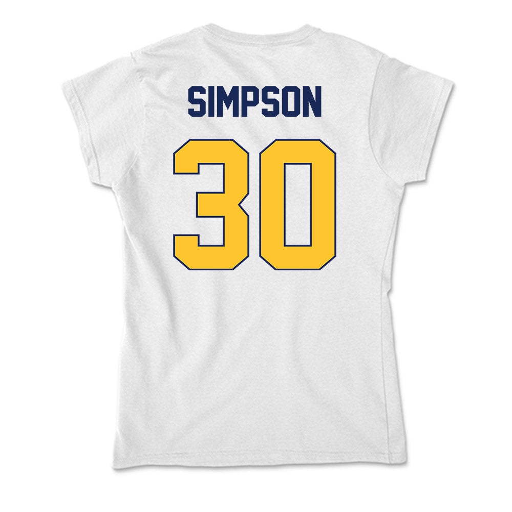 Marquette - NCAA Men's Soccer : Cameron Simpson - Soft Style Women’s T-Shirt-1