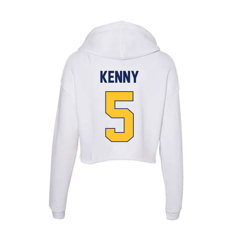 Marquette - NCAA Women's Volleyball : Calli Kenny - Classic Shersey Women's Crop Fleece Hooded Sweatshirt-1