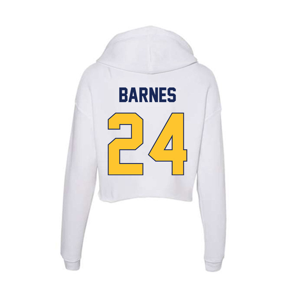 Marquette - NCAA Women's Basketball : JJ Barnes - Classic Shersey Women's Crop Fleece Hoodie-1