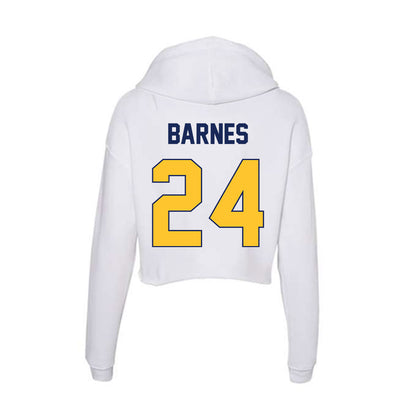 Marquette - NCAA Women's Basketball : JJ Barnes - Classic Shersey Women's Crop Fleece Hoodie-1