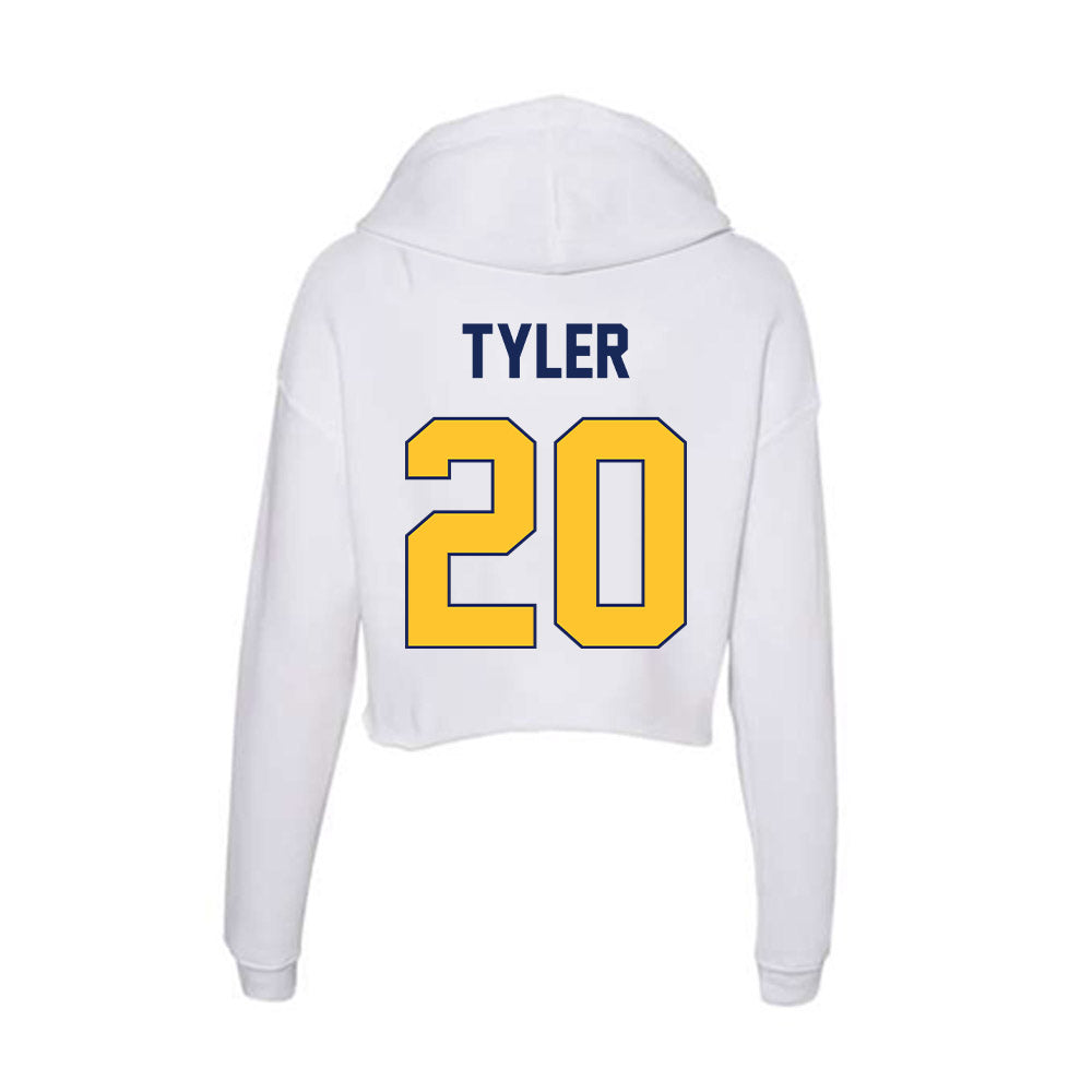 Marquette - NCAA Women's Volleyball : Carson Tyler - Women's Crop Fleece Hoodie-1