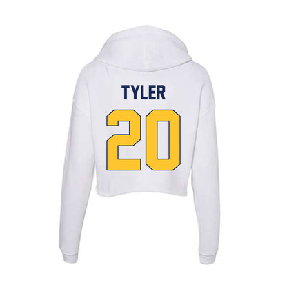 Marquette - NCAA Women's Volleyball : Carson Tyler - Women's Crop Fleece Hoodie-1