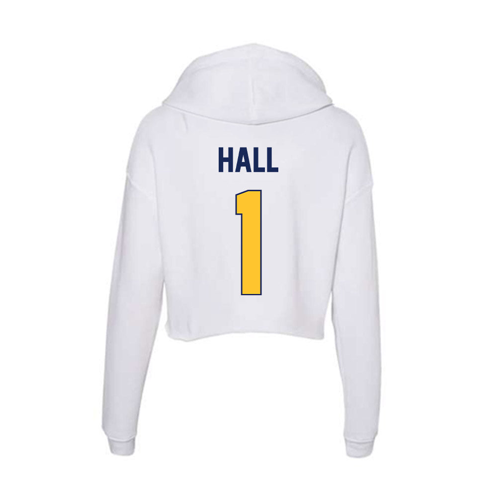 Marquette - NCAA Women's Basketball : Brooklyn Hall - Classic Shersey Women's Crop Fleece Hoodie-1