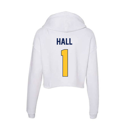 Marquette - NCAA Women's Basketball : Brooklyn Hall - Classic Shersey Women's Crop Fleece Hoodie-1