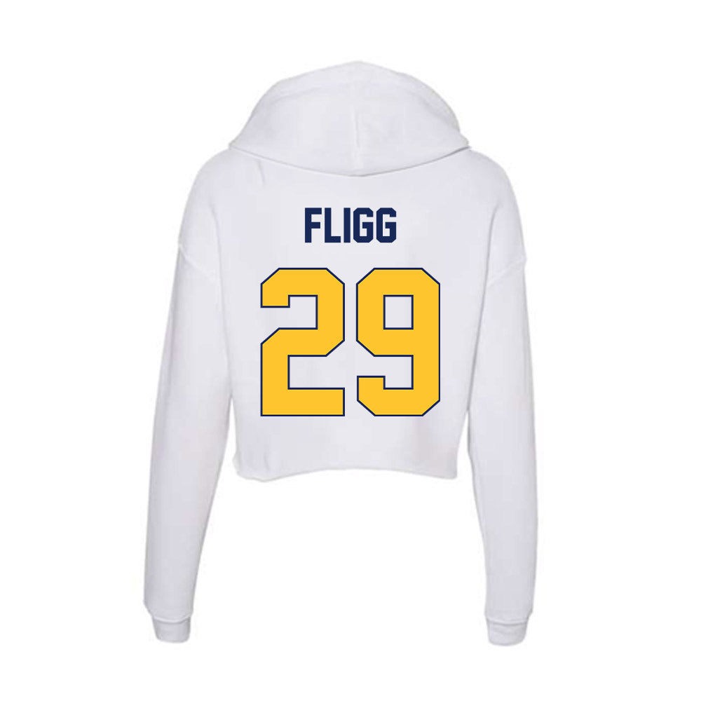 Marquette - NCAA Women's Soccer : Mary Fligg - Women's Crop Fleece Hoodie-1