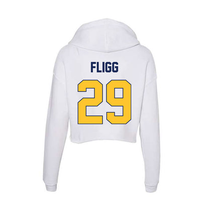 Marquette - NCAA Women's Soccer : Mary Fligg - Women's Crop Fleece Hoodie-1