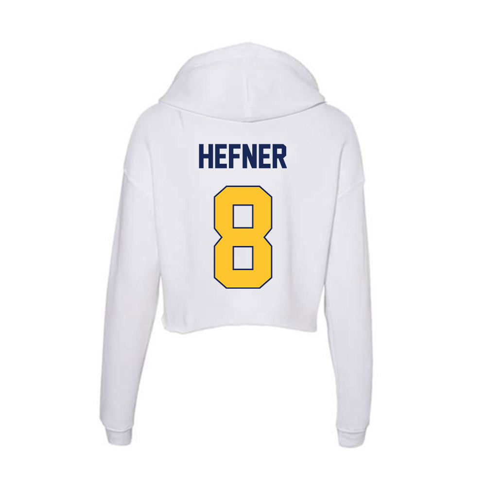 Marquette - NCAA Women's Soccer : Callie Hefner - Classic Shersey Women's Crop Fleece Hoodie-1