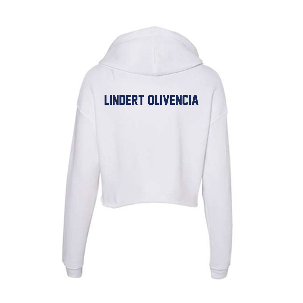 Marquette - NCAA Women's Lacrosse : Giselle Lindert Olivencia - Women's Crop Fleece Hoodie-1