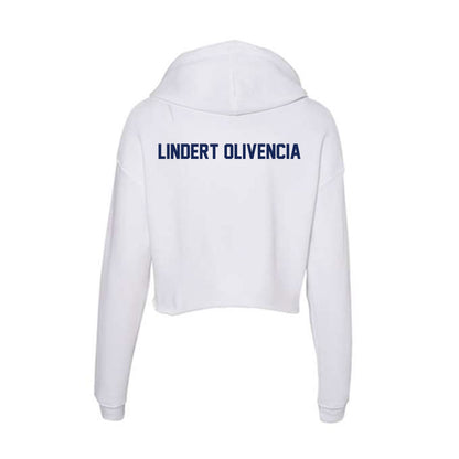 Marquette - NCAA Women's Lacrosse : Giselle Lindert Olivencia - Women's Crop Fleece Hoodie-1