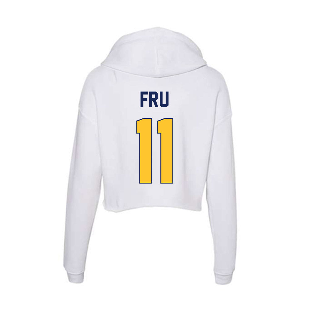 Marquette - NCAA Men's Basketball : Sananda Fru - Classic Shersey Women's Crop Fleece Hoodie-1