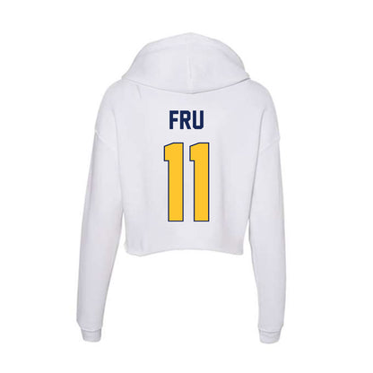 Marquette - NCAA Men's Basketball : Sananda Fru - Classic Shersey Women's Crop Fleece Hoodie-1