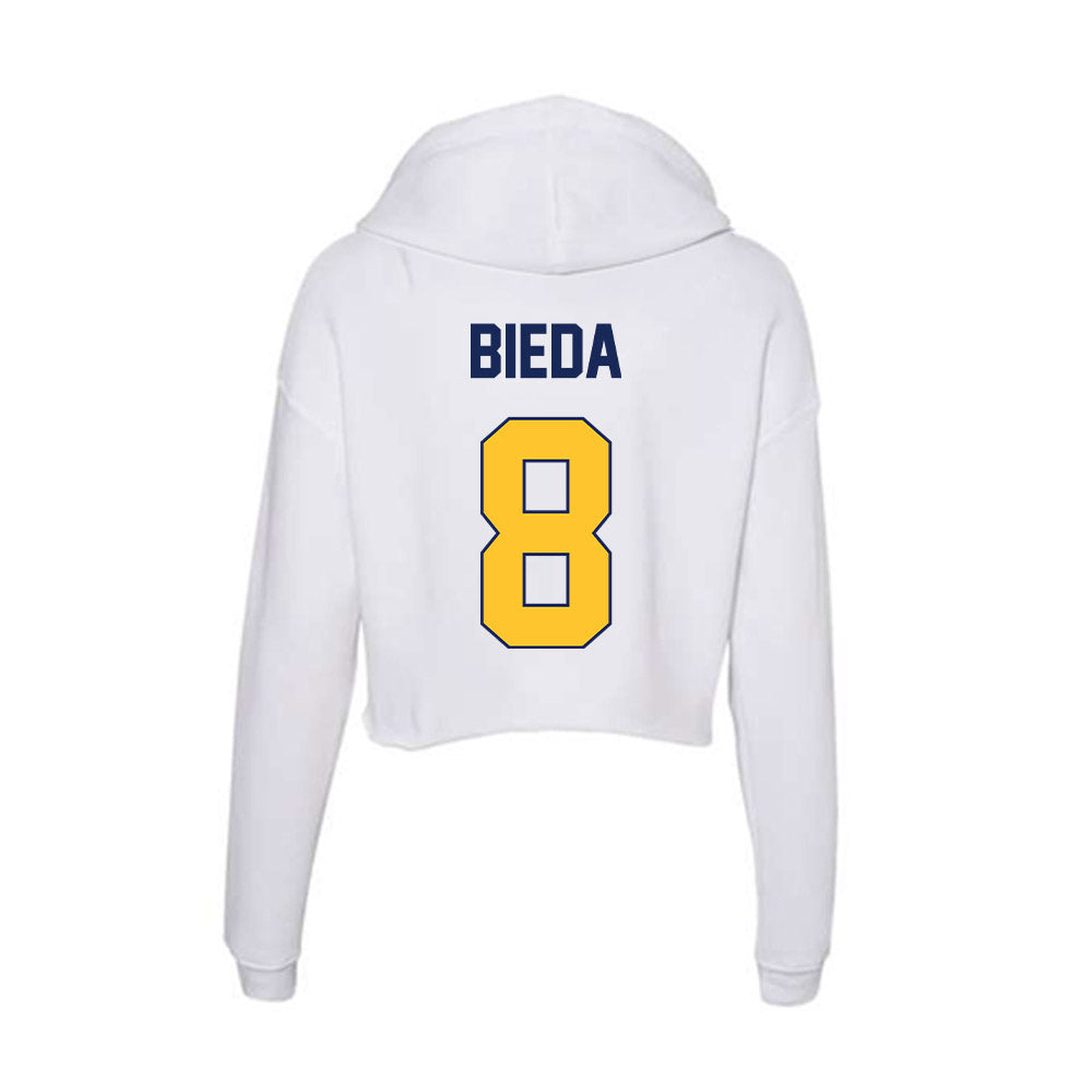 Marquette - NCAA Women's Soccer : Josie Bieda - Classic Shersey Women's Crop Fleece Hooded Sweatshirt-1