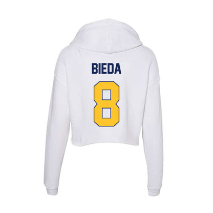 Marquette - NCAA Women's Soccer : Josie Bieda - Classic Shersey Women's Crop Fleece Hooded Sweatshirt-1