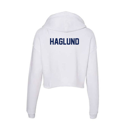 Marquette - NCAA Women's Track & Field : Paige Haglund - Women's Crop Fleece Hoodie-1