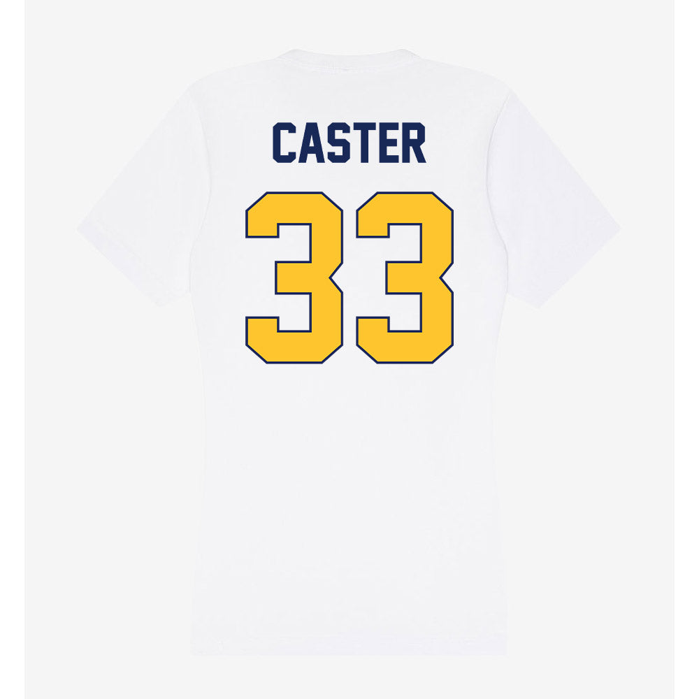 Marquette - NCAA Men's Lacrosse : Chandler Caster - Women's V-Neck T-Shirt-1