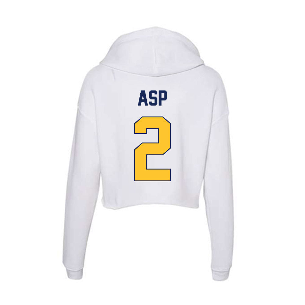Marquette - NCAA Women's Basketball : Kinley Asp - Classic Shersey Women's Crop Fleece Hoodie-1