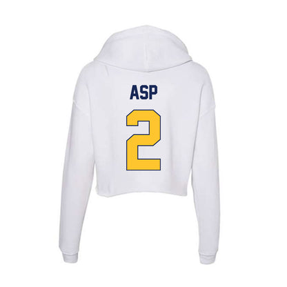 Marquette - NCAA Women's Basketball : Kinley Asp - Classic Shersey Women's Crop Fleece Hoodie-1