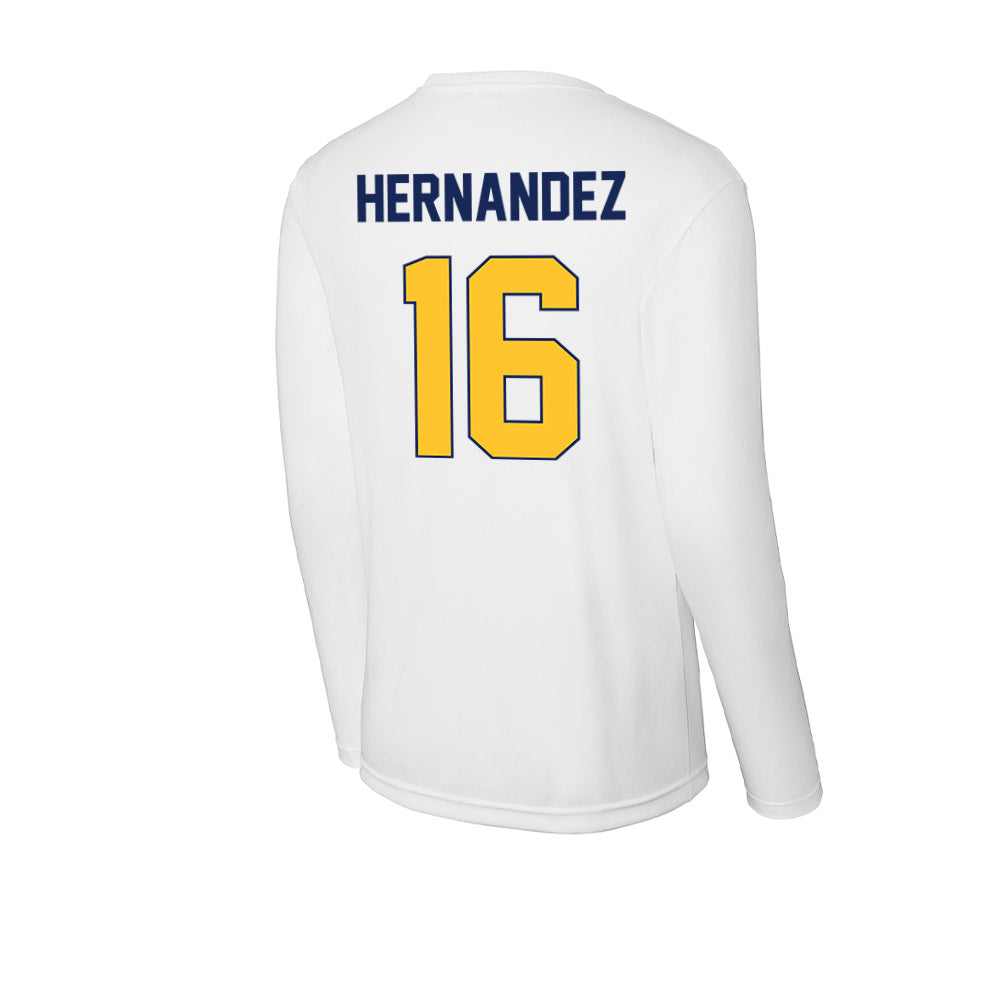 Marquette - NCAA Women's Soccer : Olivia Hernandez - Activewear Long Sleeve T-Shirt-1