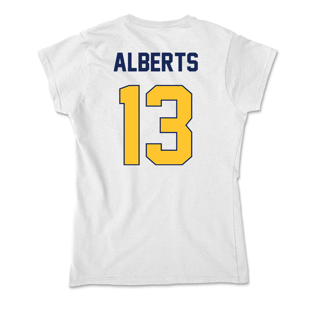 Marquette - NCAA Women's Soccer : Adrianna Alberts - Classic Shersey Soft Style Women’s T-Shirt-1