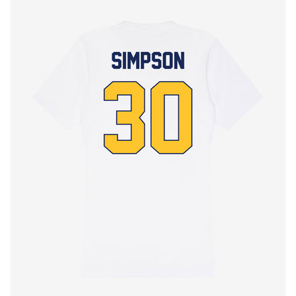 Marquette - NCAA Men's Soccer : Cameron Simpson - Women's V-Neck T-Shirt-1