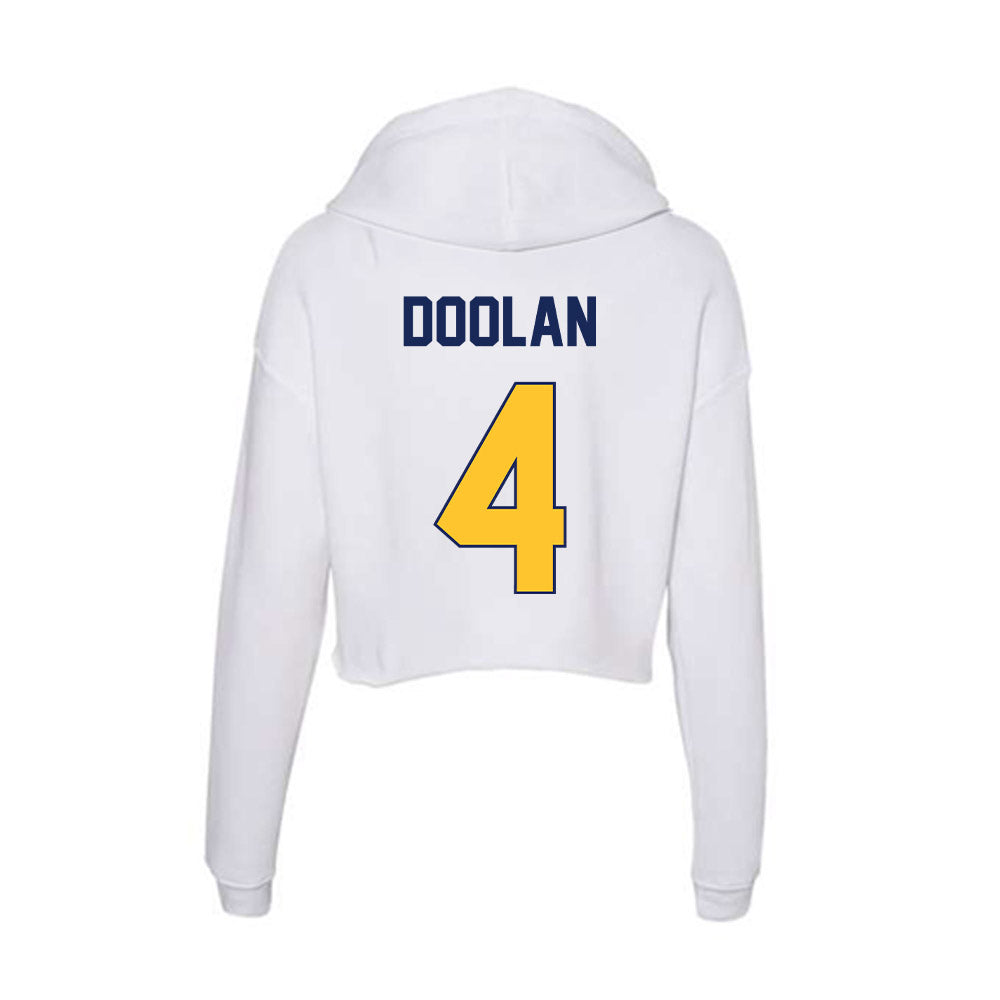Marquette - NCAA Women's Volleyball : Caydence Doolan - Women's Crop Fleece Hoodie-1