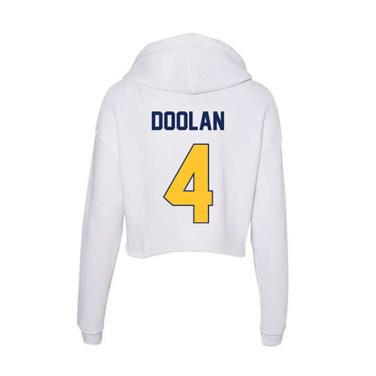 Marquette - NCAA Women's Volleyball : Caydence Doolan - Women's Crop Fleece Hoodie-1
