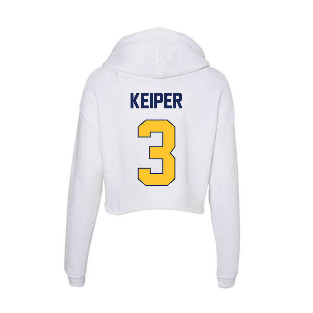 Marquette - NCAA Women's Soccer : Molly Keiper - Classic Shersey Women's Crop Fleece Hooded Sweatshirt-1
