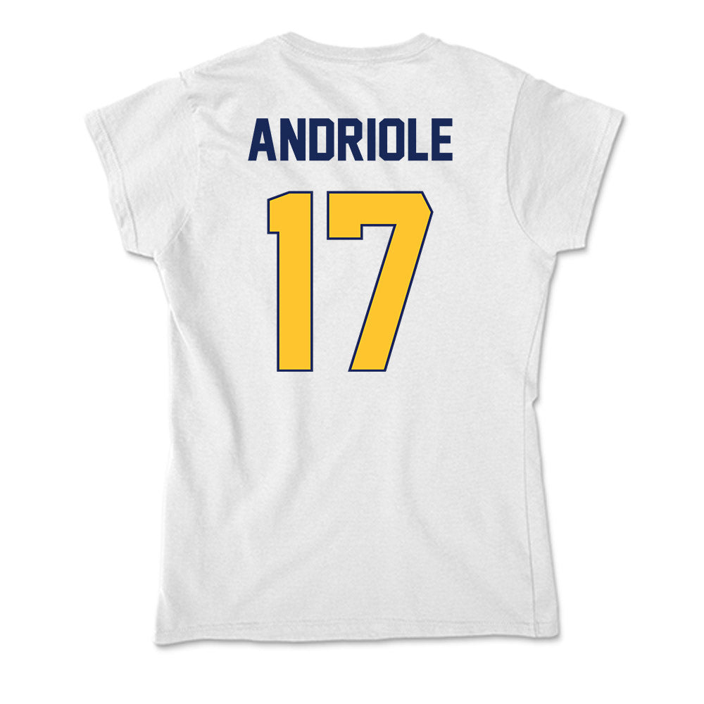 Marquette - NCAA Men's Lacrosse : Thomas Andriole - Soft Style Women’s T-Shirt-1