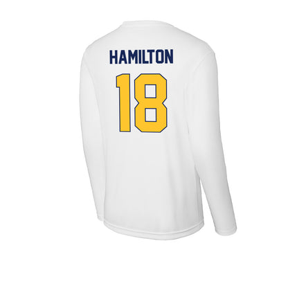 Marquette - NCAA Men's Basketball : Caedin Hamilton - Activewear Long Sleeve T-Shirt-1