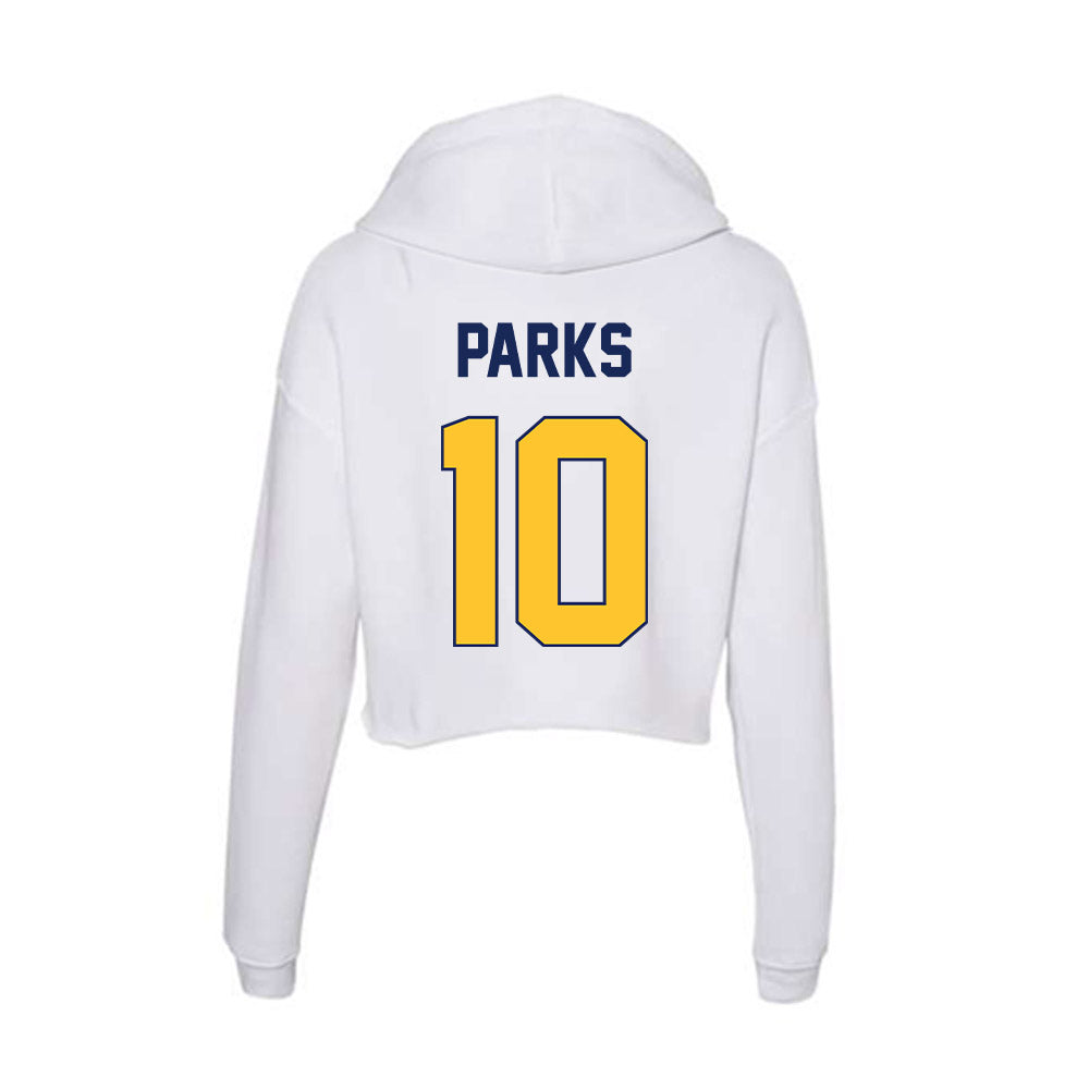 Marquette - NCAA Women's Volleyball : Emma Parks - Classic Shersey Women's Crop Fleece Hoodie-1