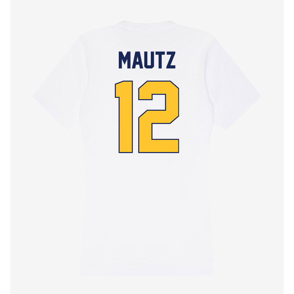 Marquette - NCAA Women's Lacrosse : Ella Mautz - Women's V-Neck T-Shirt-1