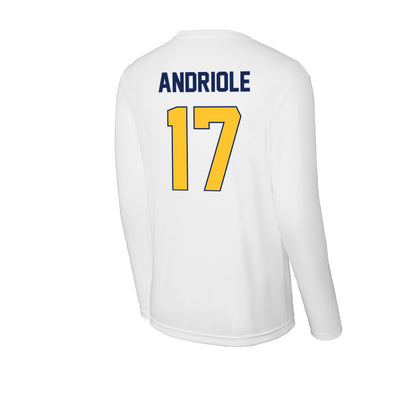 Marquette - NCAA Men's Lacrosse : Thomas Andriole - Activewear Long Sleeve T-Shirt-1