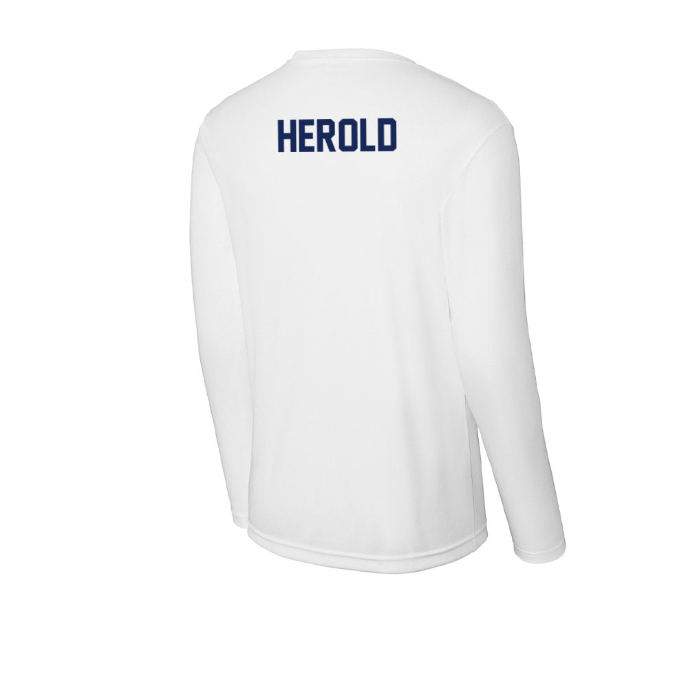 Marquette - NCAA Men's Lacrosse : Jack Herold - Classic Shersey Activewear Long Sleeve T-Shirt-1