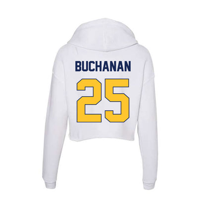 Marquette - NCAA Men's Soccer : Joey Buchanan - Women's Crop Fleece Hoodie-1