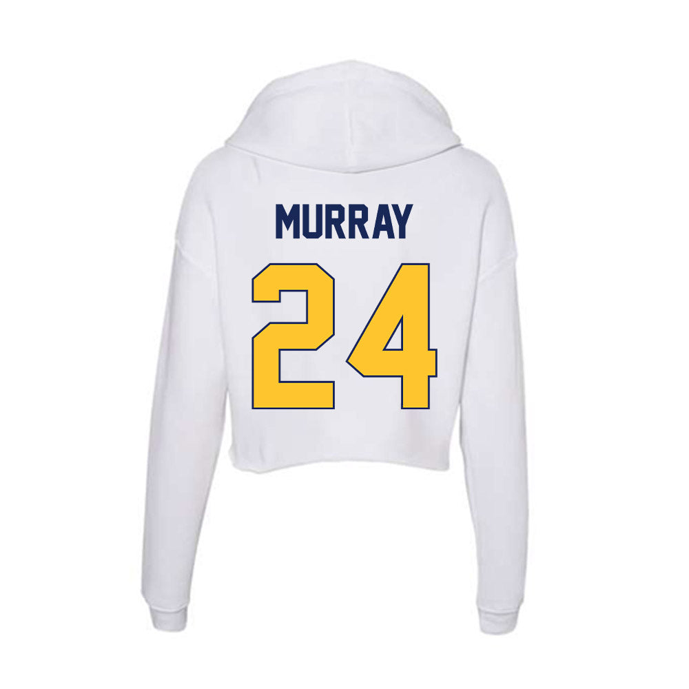 Marquette - NCAA Women's Soccer : Megan Murray - Women's Crop Fleece Hoodie-1